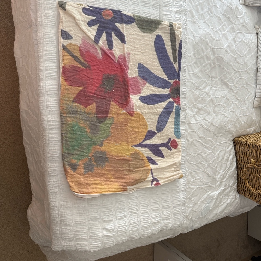 Floral Patterned pillow shams